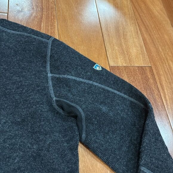Kuhl Kore Quarter Zio Thermo Gray Pullover Fleece Lined Size M - Picture 4 of 12
